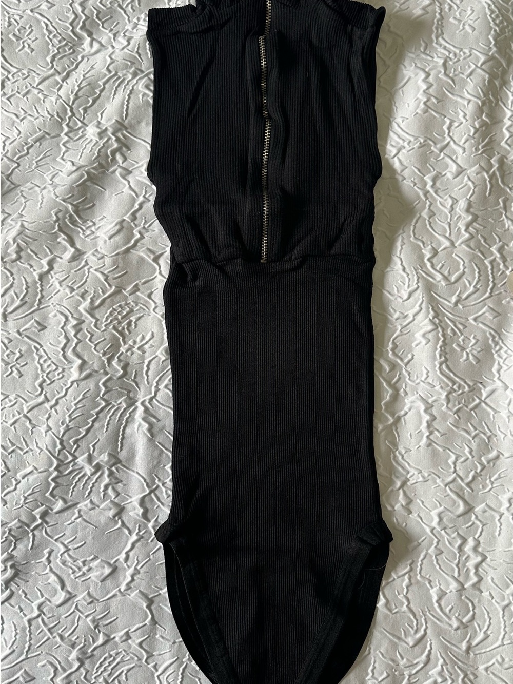 Body Shaper Black Sleeveless V-Neck Colombian Bodysuit